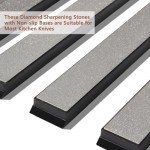 8-Piece Diamond Whetstone Set for Knife Sharpening