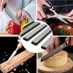8-Piece Diamond Whetstone Set for Knife Sharpening
