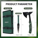 Balanced 3-Pack Hatchet Set with Whetstone