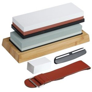 AIBOVI 4-Side Whetstone Knife Sharpening Set