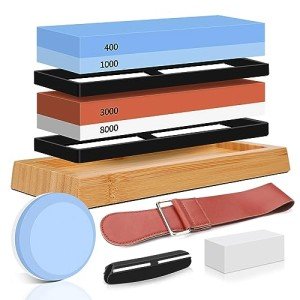 Japanese Whetstone Knife Sharpening Stone Set