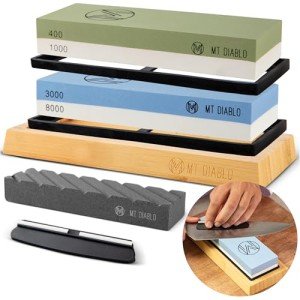 Japanese Whetstone Sharpening Stone Set – Dual Grit
