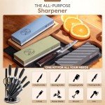 Japanese Whetstone Sharpening Stone Set – Dual Grit