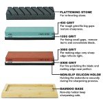 Japanese Whetstone Sharpening Stone Set with Accessories