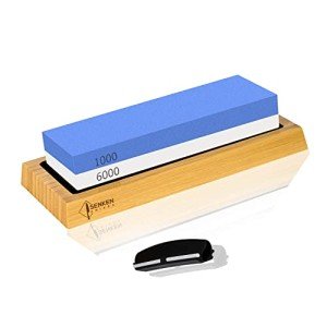 Japanese Whetstone Knife Sharpening Kit with Holder