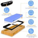 Japanese Whetstone Knife Sharpening Kit with Holder