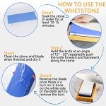 Japanese Whetstone Knife Sharpening Kit with Holder