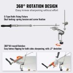 VEVOR 360° Knife Sharpener with 12 Whetstones