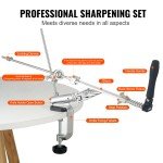 VEVOR 360° Knife Sharpener with 12 Whetstones