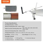 VEVOR 360° Knife Sharpener with 12 Whetstones