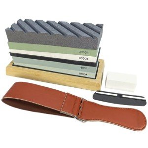 Japanese Whetstone Sharpening Stone Kit with Accessories
