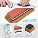Japanese Whetstone Sharpening Stone Set with Holder