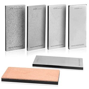Japanese Whetstone Sharpening Stone and Leather Strop Set