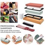 Japanese Whetstone Knife Sharpening Stone Set 9pcs