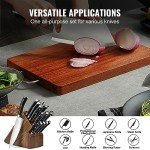 360° Rotating Knife Sharpener with 12 Whetstones