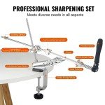 360° Rotating Knife Sharpener with 12 Whetstones