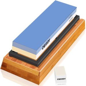 Japanese Whetstone Set, Double-Sided 1000/6000 Grit