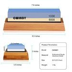 Japanese Whetstone Set, Double-Sided 1000/6000 Grit