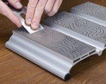 MPOWER 8x12 Inch - Triple Diamond Sharpening Whetstone - 3x Leather Strop, 3x Diamond Grades, 3x Strop Wax Compounds, Lapping Fluid and Tough Case – The Complete Wet Stone Sharpener Kit