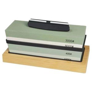 Japanese Whetstone Sharpening Stone Set, 1000/4000 & 3000/8000