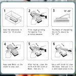 Japanese Whetstone Sharpening Stone Set, 1000/4000 & 3000/8000