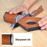 5-Angle Diamond Knife Sharpener with Rolling Design