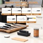 Japanese Whetstone Knife Sharpening Kit with Base