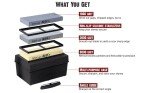 Japanese Whetstone Knife Sharpening Set - 1000/3000/8000 Grit