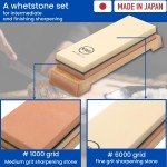 KING 1000/6000 Grit Combination Whetstone Set