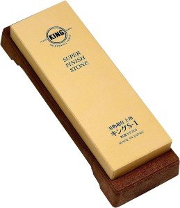 Japanese Whetstone Sharpening Stone - White/Brown 21cm