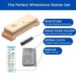 KING 1000/6000 Grit Combination Whetstone Set