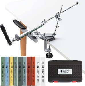 RUIXIN PRO RX-009 Knife Sharpener with 10 Whetstones