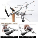 RUIXIN PRO RX-009 Knife Sharpener with 10 Whetstones