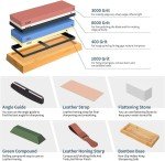 Japanese Whetstone Sharpening Kit 3000/8000 Grit