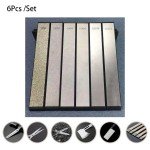 6-Piece Japanese Whetstone Knife Sharpening Set