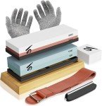 Japanese Whetstone Knife Sharpening Kit Set