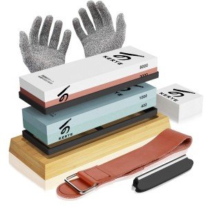 KERYE Professional Japanese Knife Sharpening Stone Set