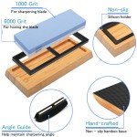 Double Sided Japanese Whetstone Sharpening Kit