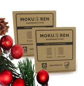 Mokuren Japanese Whetstone Knife Sharpening Set