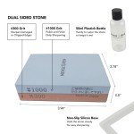 Mokuren Japanese Whetstone Knife Sharpening Set