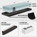 Premium Japanese Whetstone Knife Sharpening Kit