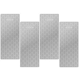 4-Piece Non-Slip Diamond Whetstone Set