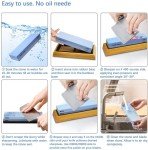 9-Piece Japanese Whetstone Knife Sharpening Set