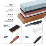 Japanese Whetstone Knife Sharpening Stone Set