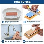 Japanese Whetstone Knife Sharpening Stone Set
