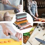 Japanese Whetstone Knife Sharpening Stone Set