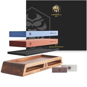 Kessaku Premium Japanese Whetstone Sharpening Kit