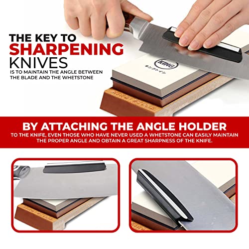 KING Combination Whetstone Set 1000/6000 Grit