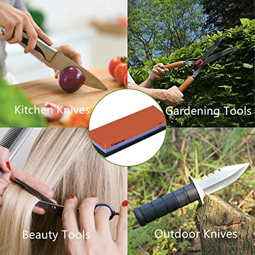 Japanese Whetstone Kit: 400/1000 Grit, 2-Sided Sharpening Stone