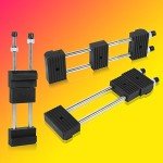Adjustable Non-Slip Whetstone Holder and Sink Bridge
